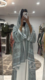 Pashmina Abaya with Stone