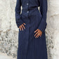 Amirah (أميرة) Navy Coat Abaya