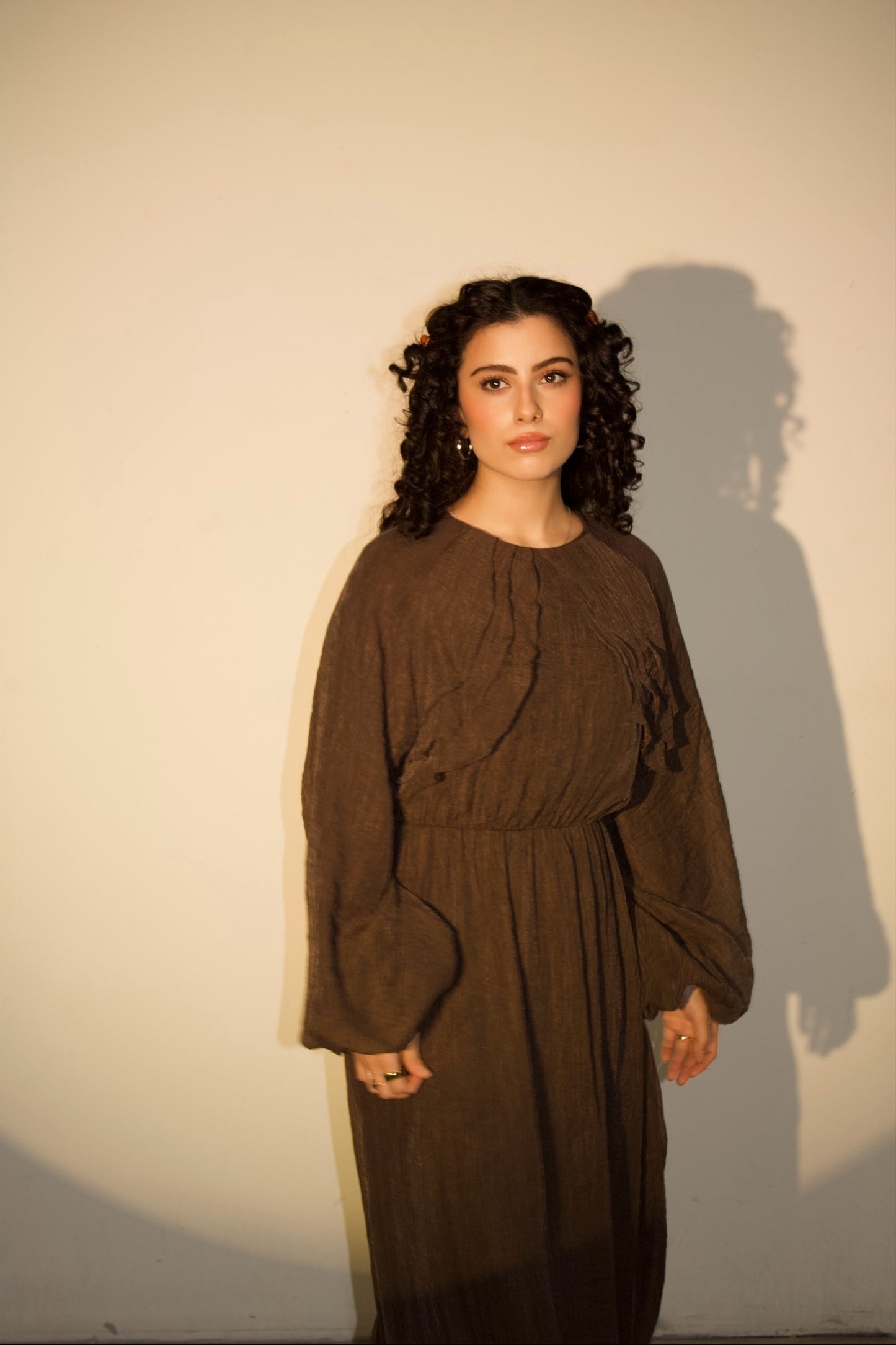 Noura Dress – Brown