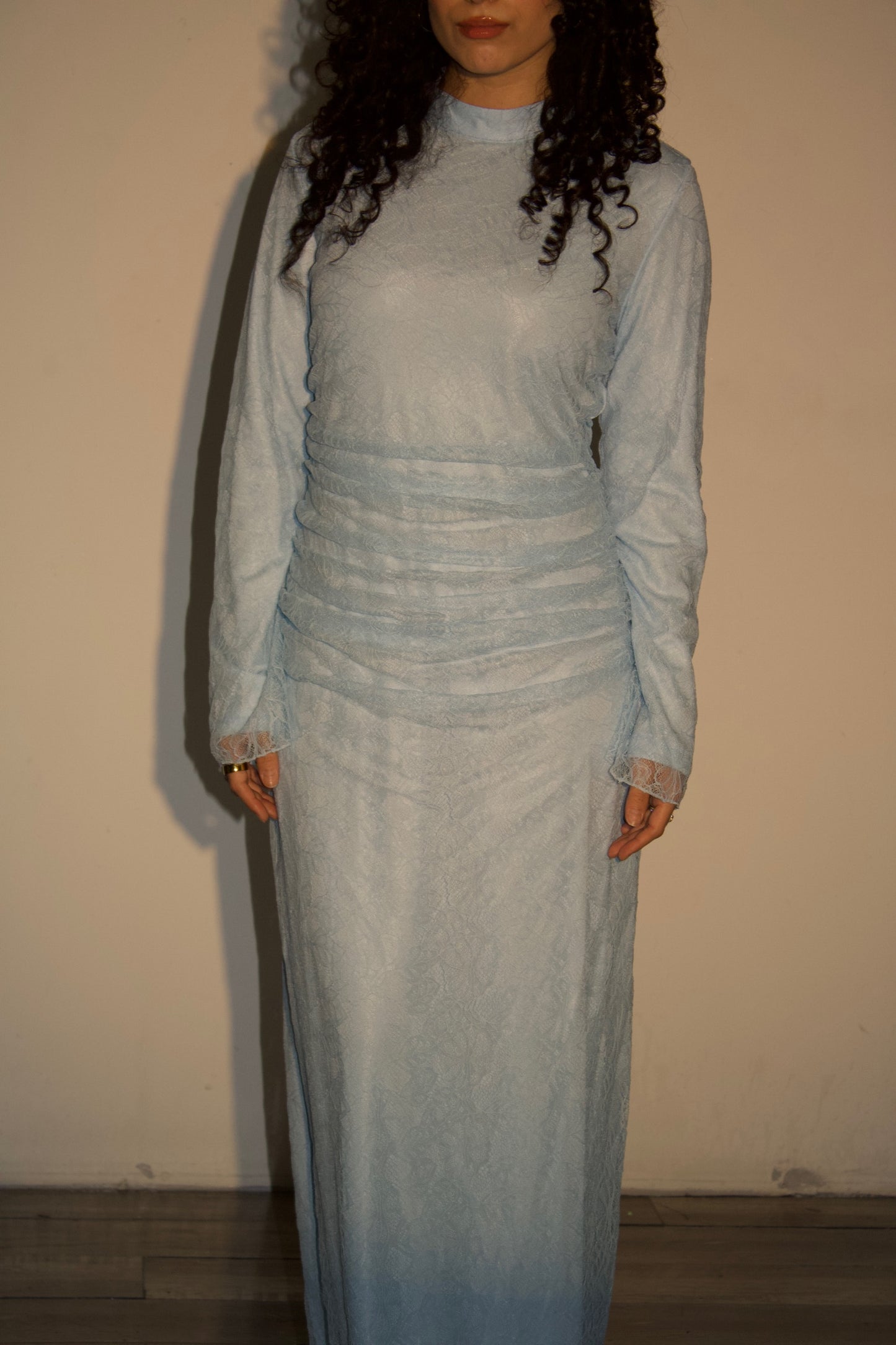 Éloise Lace Dress - Baby Blue