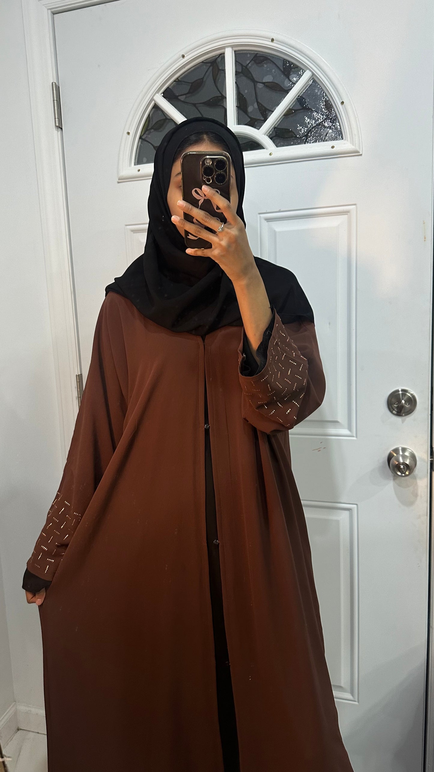 $35 brown abaya