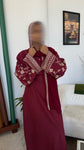 Maroon Linen