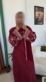 Maroon Linen