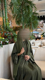 Nazeera نذيرة in Olive green
