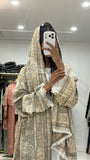 Pashmina Abaya with Stone