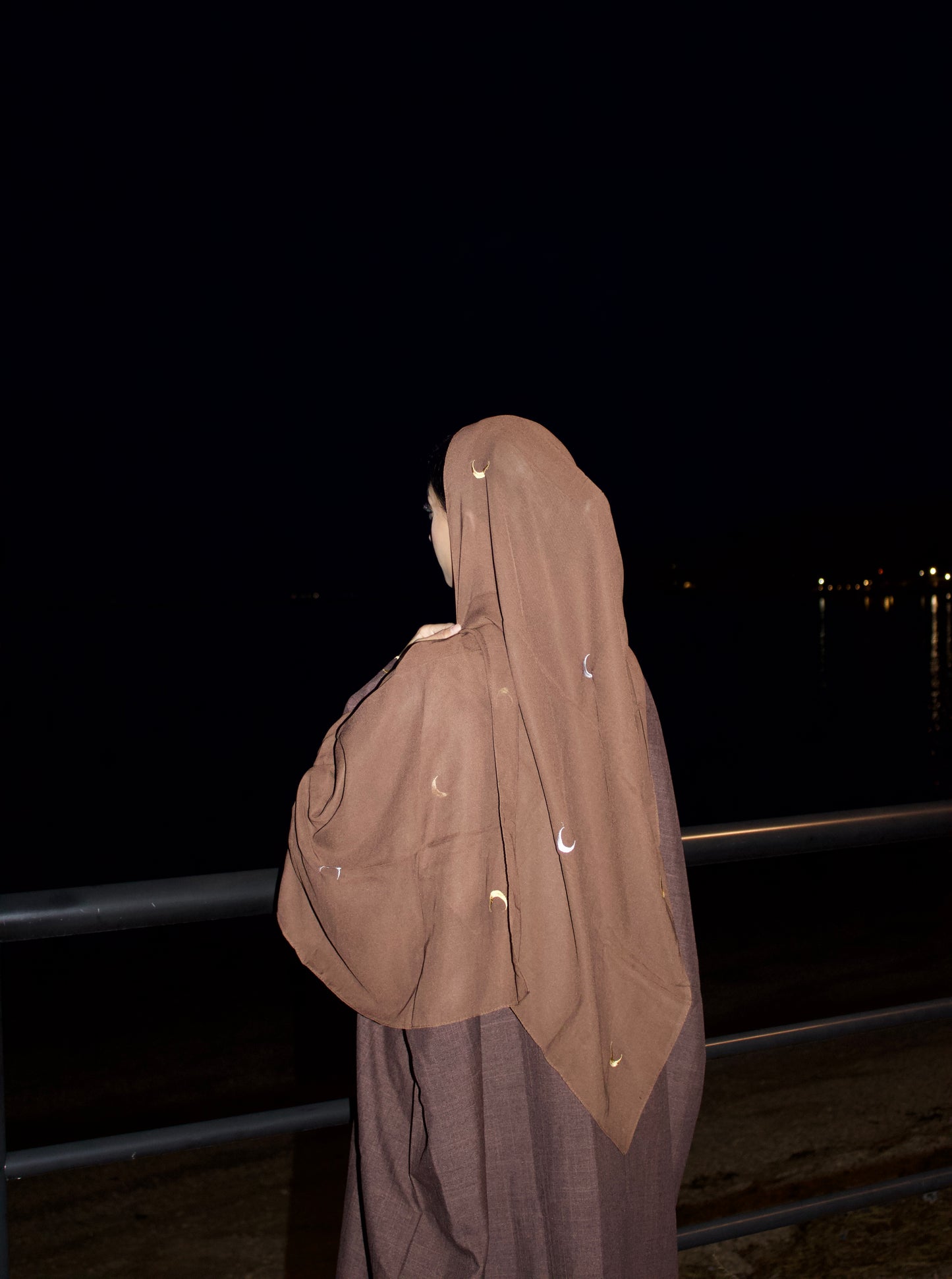 Brown Hilal Abaya