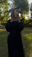 Slip dress black