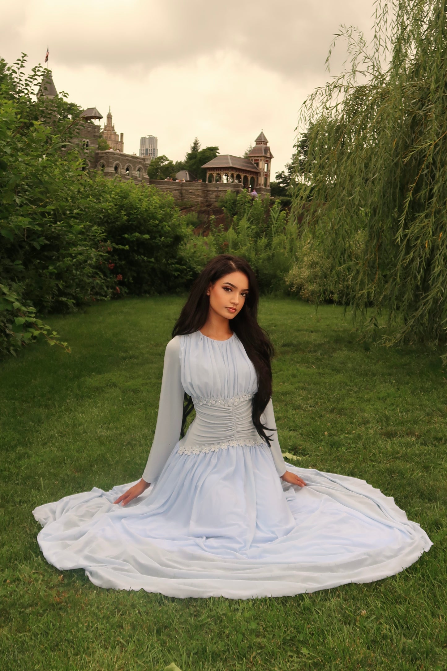 Esme Dress (Baby Blue)