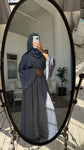 Gray abaya