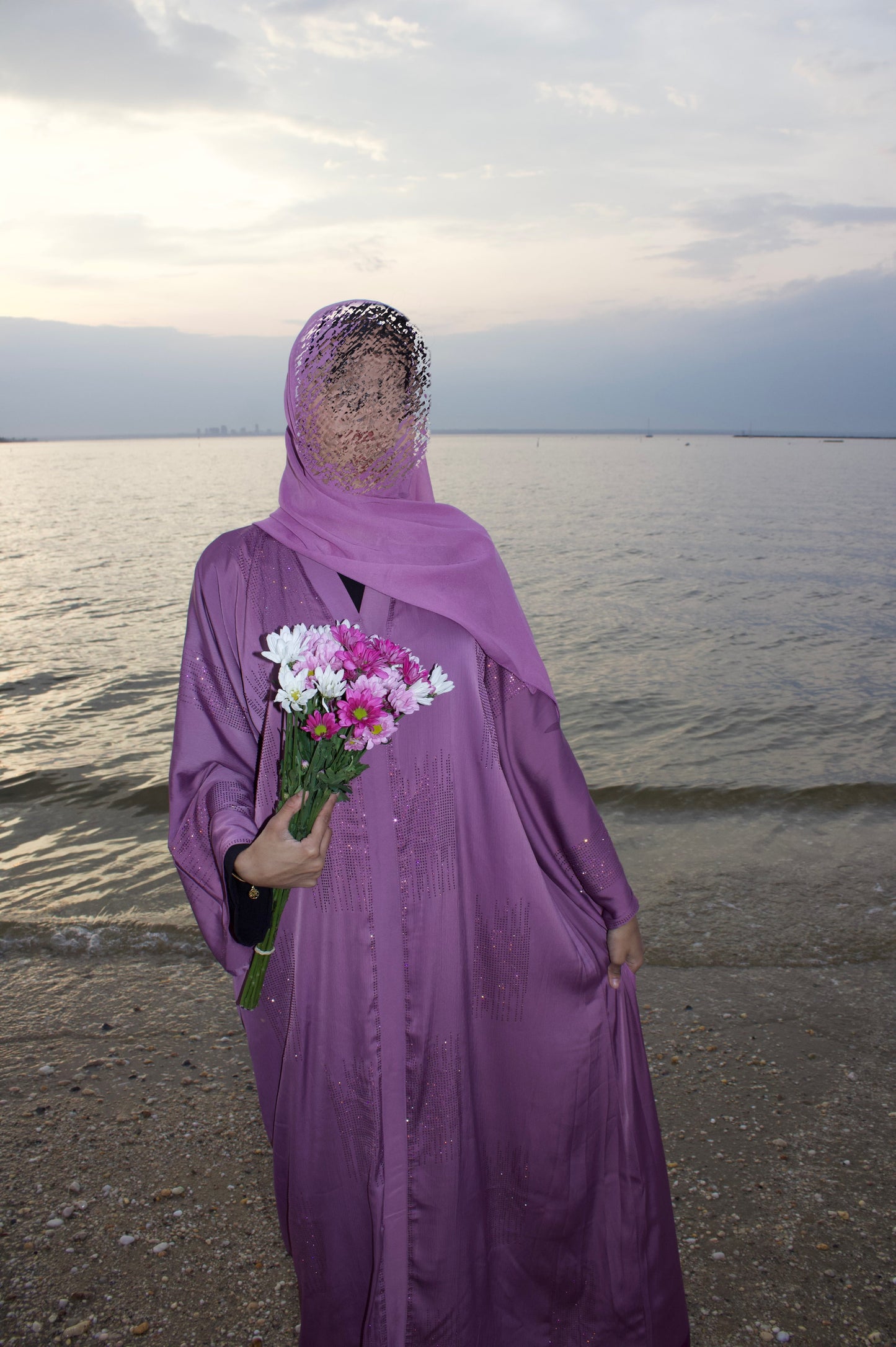 Sayfa Abaya in Purple