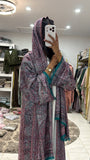 Pashmina Abaya with Stone