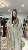 Pashmina Abaya with Stone
