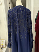 Butterfly Abaya Blue
