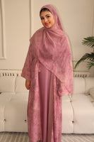 Pink Tie Dye abaya