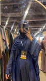 Butterfly Abaya Blue