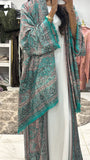 Pashmina Abaya with Stone