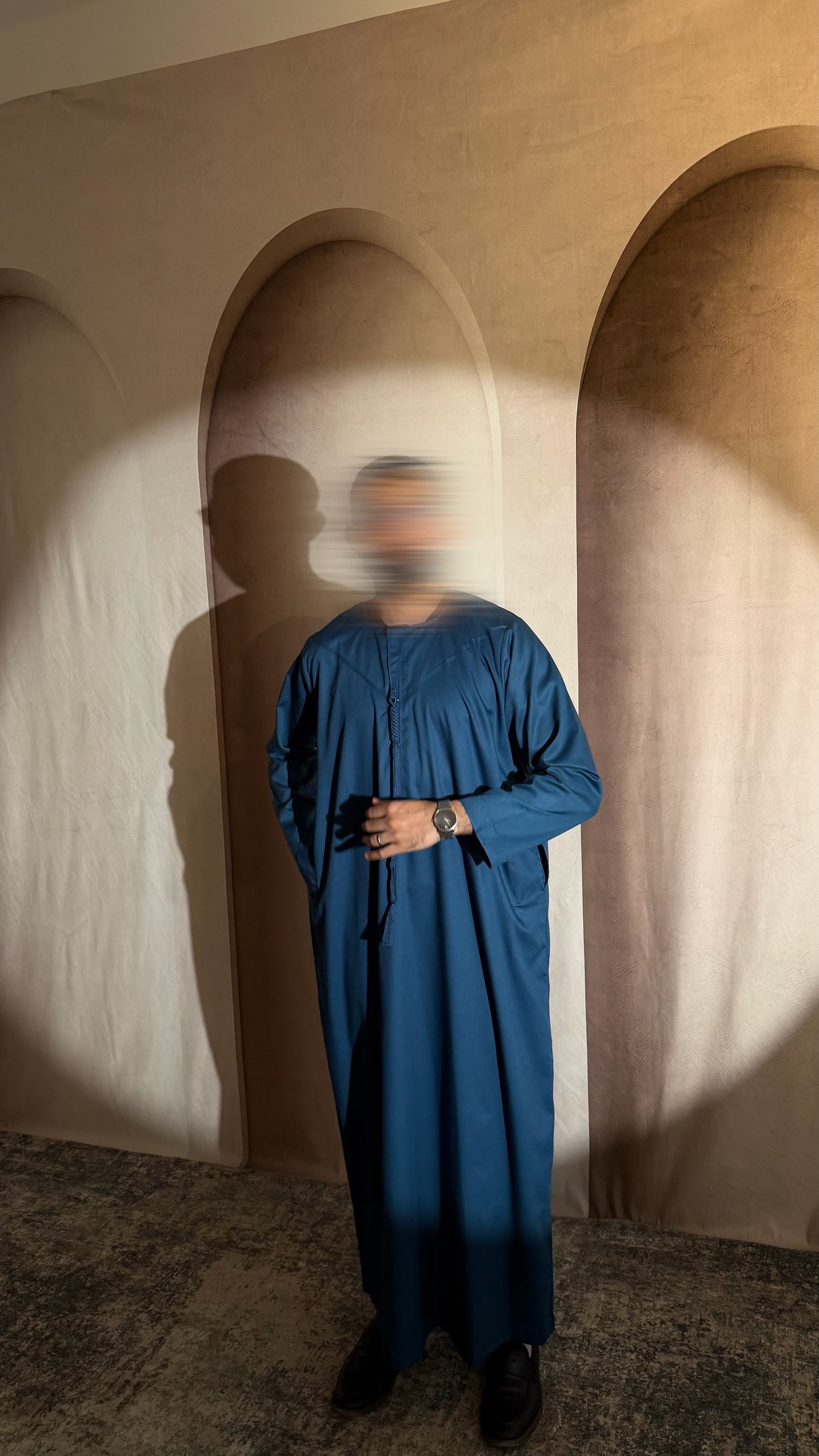 Emirati Thobe (bright blue  )