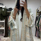 Pashmina Abaya with Stone