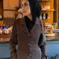 Amirah (أميرة) Brown Coat Abaya