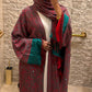 Pashmina Abaya with Stone