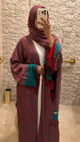 Pashmina Abaya with Stone