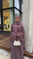 Butterfly Abaya (plum)