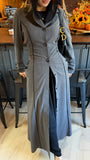 Amirah (أميرة) Gray Coat Abaya