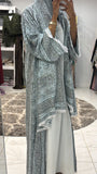 Pashmina Abaya with Stone