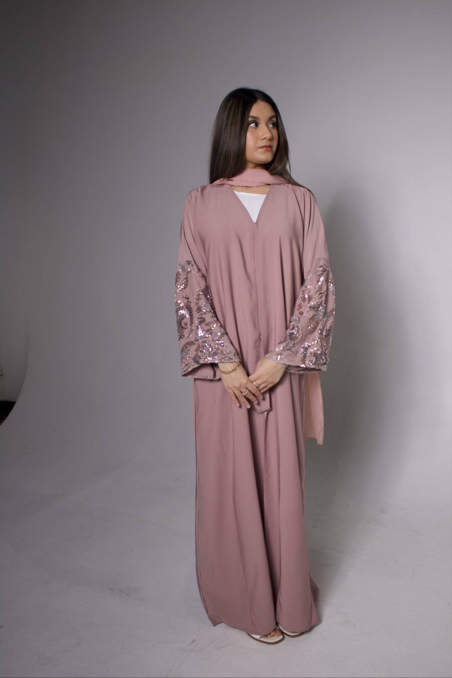 Tabarek Abaya (Pink)