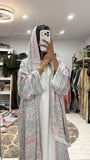 Pashmina Abaya with Stone