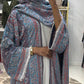 Pashmina Abaya with Stone