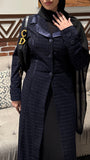 Amirah (أميرة) Navy Blue Coat Abaya