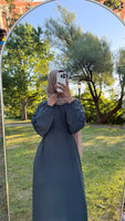 Slip dress dark teal