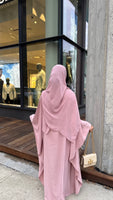 Butterfly Abaya (baby pink)