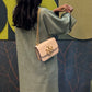 Green Reversible Linen Abaya