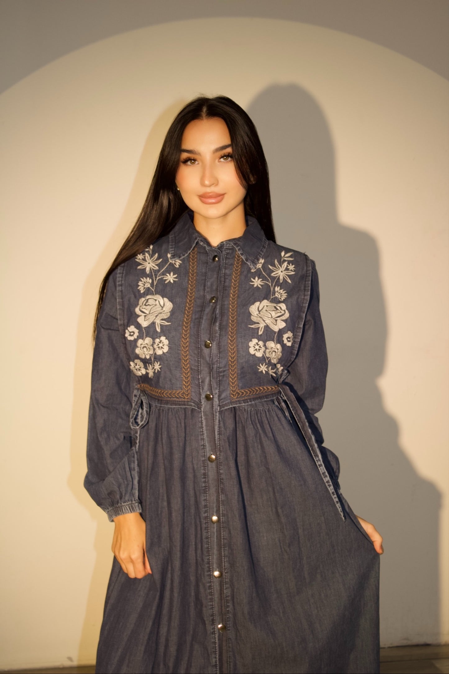 Dahlia Denim Dress