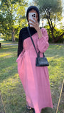 Slip dress peach pink