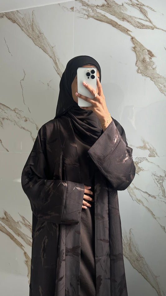 Laia Abaya In Brown