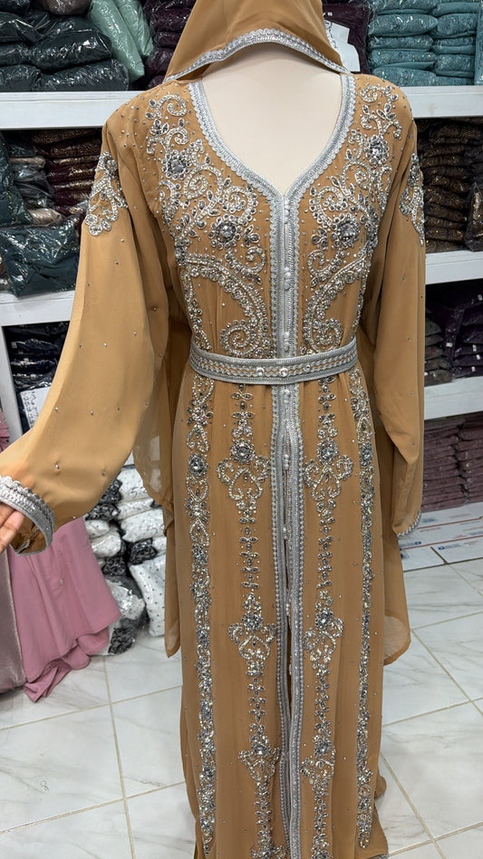Beige Kaftan
