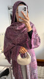 Pashmina Abaya with Stone