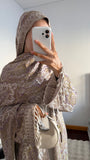 Pashmina Abaya with Stone