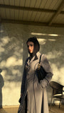 Amirah (أميرة) Light Gray Coat Abaya