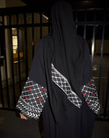 Black Rose Keffiyeh Abaya