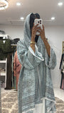 Pashmina Abaya with Stone