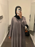 Gray Slip Dress