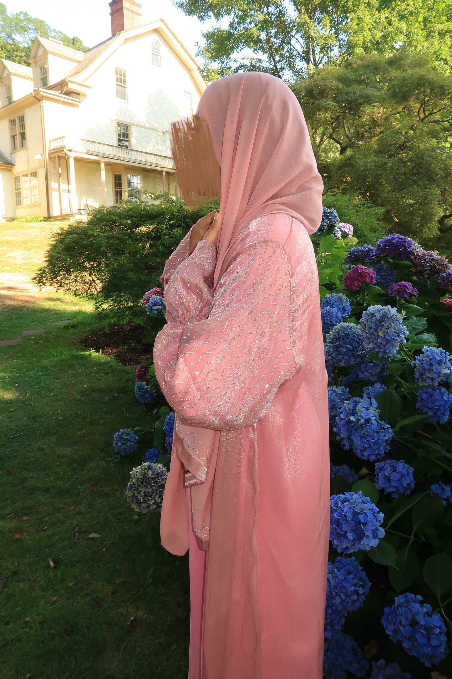 Asiya Abaya in Pink