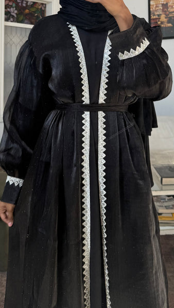Shimmer abaya