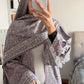 Pashmina Abaya with Stone