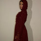 Amira Dress - Maroon