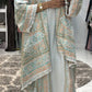 Pashmina Abaya with Stone